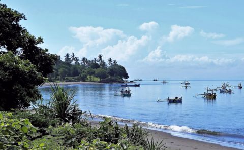 Lovina beach in Bali 