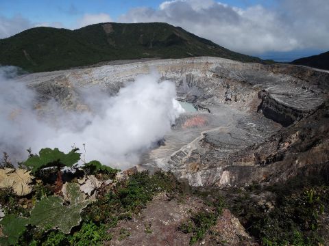 vulkaan uitbarsting in rincon de la vieja