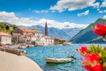 Perast in de baai van Kotor