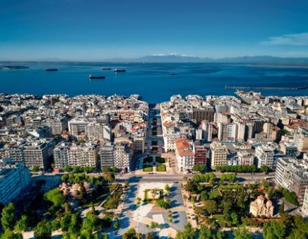 Aristotelesplein in Thessaloniki - Griekenland