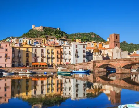 Rivier Temo in Bosa - Italië