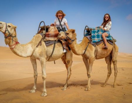 tocht met kameel