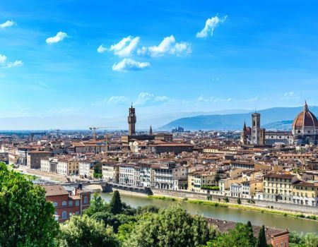 Uitzicht over Florence - Italië