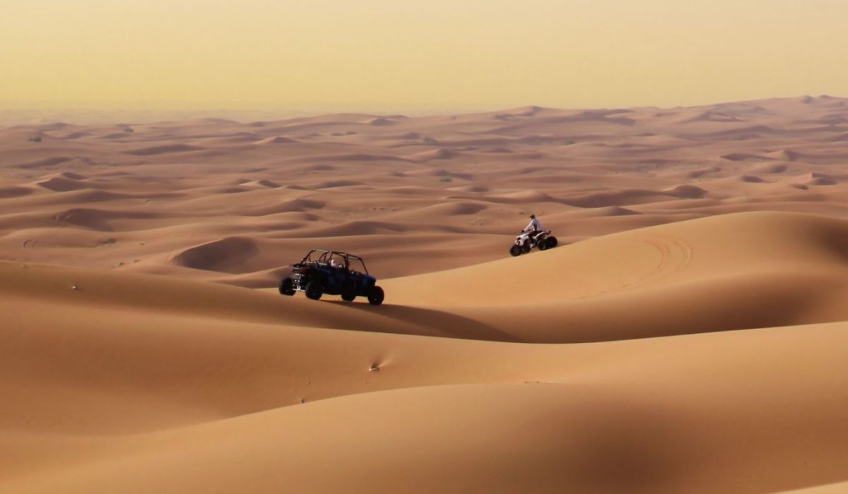 buggy tour door de woestijn