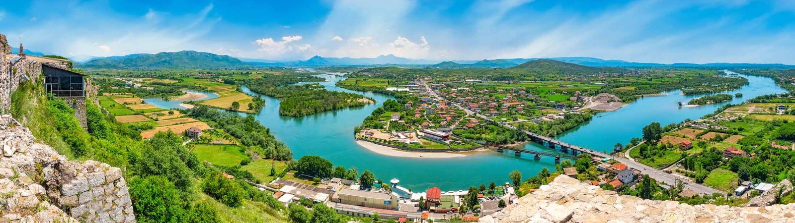 landschap bij Shkodra - albanie