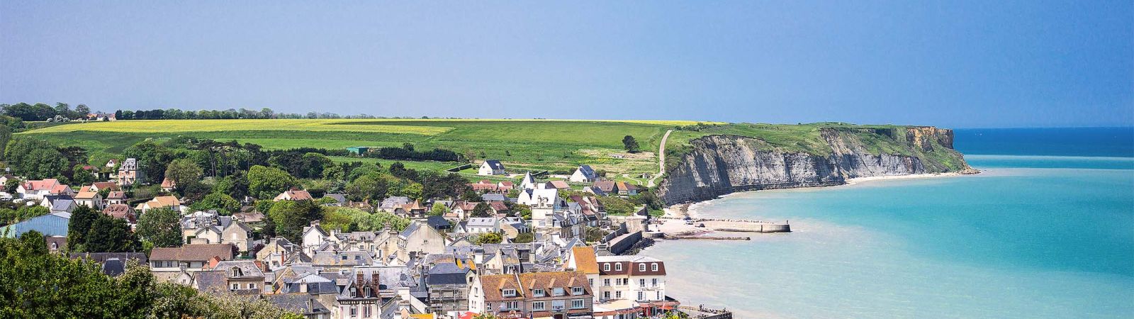 Kust bij Normandie